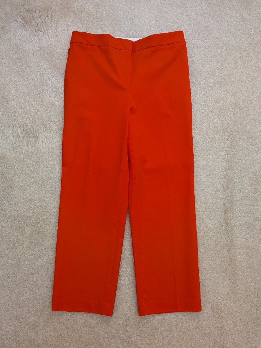 NWT Talbots straight orange pants 4